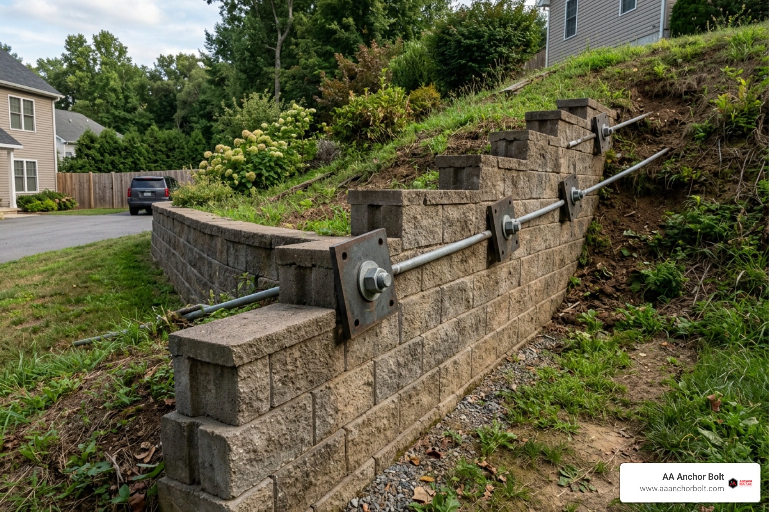 retaining wall anchors